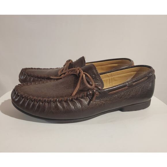 UGG Other - UGG Hendricks Grizzly Driving Moccasin Loafers Mens Sz 10.5 Shoes Brown Leather